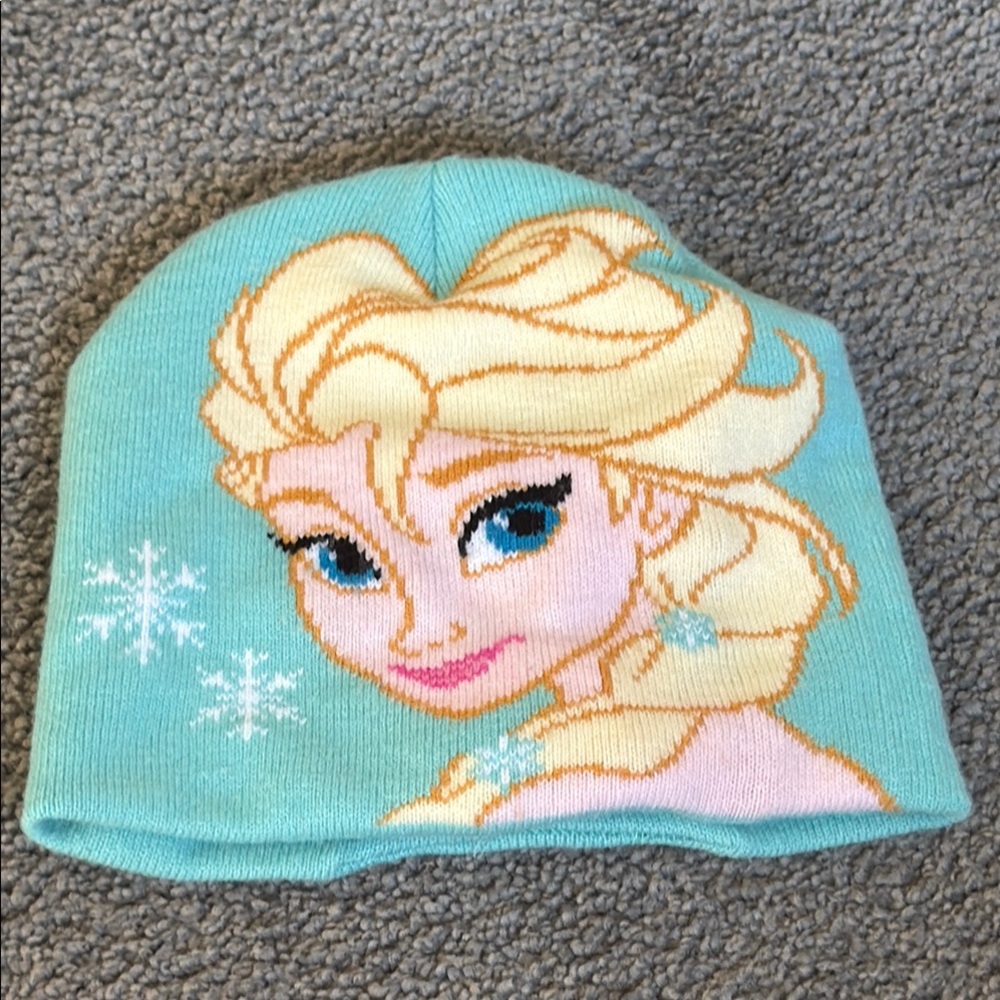 Disney Frozen Elsa Beanie Hat. Youth/Kids One Size.
